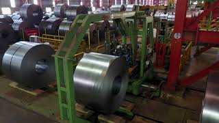 COLD ROLLED STEEL COIL STRAPPING MACHINE [upl. by Vera]