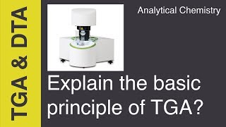 Explain the principle of TGA  Analytical Chemistry [upl. by Luca]