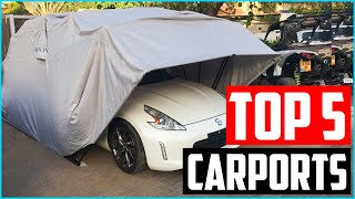 Best Carports Top 5 Picks [upl. by Cherrita]