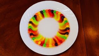 SKITTLES  WATER  Fun Science Experiment [upl. by Leelah]