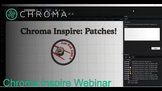 Chroma INSPIRE Live Webinar  Making Patches  Chroma Digitizing Software [upl. by Ahcsas805]