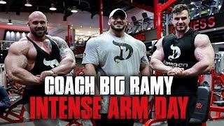 COACH BIG RAMY  INTENSE ARM TRAINING [upl. by Wj]