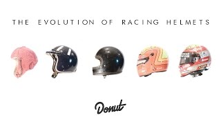 The Evolution of Racing Helmets  Donut Media [upl. by Spratt]