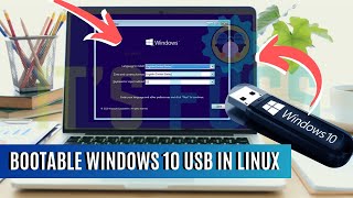 How to Create Bootable Windows 10 USB in Ubuntu Linux Without WoeUSB 2019 [upl. by Amoakuh]