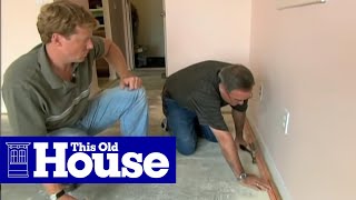 How to Install WallToWall Carpeting  This Old House [upl. by Nonarb480]