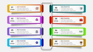 Create 8 options Infographic Slide in PowerPoint [upl. by Amatruda]