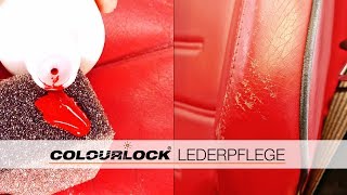 LEDERREINIGUNG – LEDERREPARATUREN – LEDERPFLEGE – AUTOLEDER  Anleitung  COLOURLOCK [upl. by Treble579]