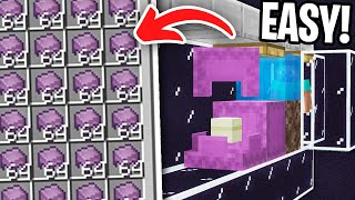 Easiest 121 Shulker Farm in Minecraft Bedrock [upl. by Crowell]