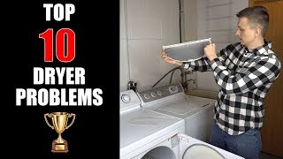 Dryer Troubleshooting  Top 10 Dryer Problems [upl. by Naasah]