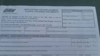 How To Get A Replacement Registration Card [upl. by Marthe242]