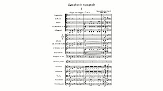 Lalo Symphonie espagnole in D minor Op 21 with Score [upl. by Eirot]