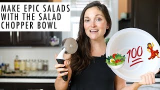 The Salad Chopper Tool You Need For Making Epic Salads [upl. by Averi]