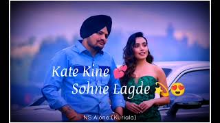 Sohne Lagde 💫😍💞 Song Status Ringtone  Sidhu Moose Wala 5911  NS Alone [upl. by Ilarin]