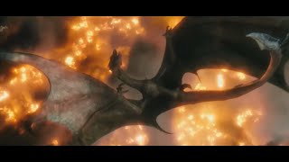 The Hobbit  Smaug Dragon Death Scene [upl. by Hubert]