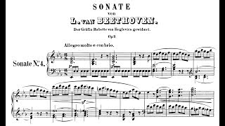 Beethoven Sonata No4 in Eb Major Op7 Korstick Lewis [upl. by Htiel]