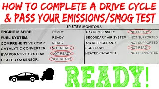 How To Complete A Drive Cycle amp Pass Emissions amp Smog Test Life Hack [upl. by Alikam]