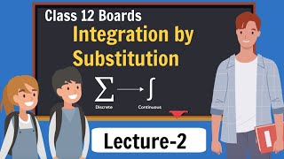 2 Integration by Substitution  Class 12 Maths NCERT  Lecture 2 [upl. by Ettenhoj]