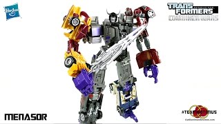 Video Review of the Transformers Combiner Wars MENASOR [upl. by Ahsieyn]