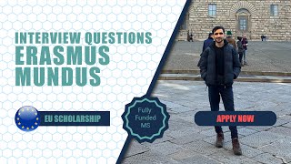 10 Questions Students dont know in ERASMUS MUNDUS INTERVIEW [upl. by Meesan619]