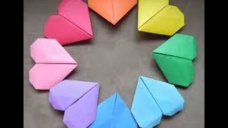 Kako napraviti srce od papiraHow to make origami heart [upl. by Faden]