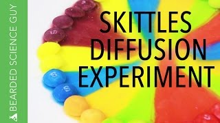 Skittles Diffusion Experiment Chemistry [upl. by Annat]