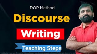 Discourse Writing Teaching Steps  English with Jagadeesh [upl. by Yznil]