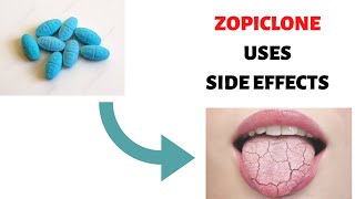 ZOPICLONE IMOVANE Review Uses Side Effects Mechanism of Action [upl. by Airad805]