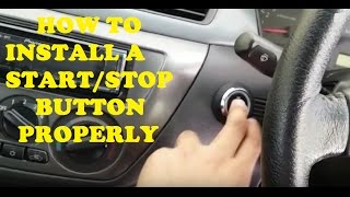 The Right Way To Install a StartStop Button [upl. by Oina]