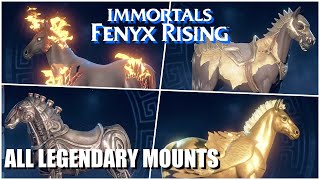 Immortals Fenyx Rising  All Legendary Mount Locations [upl. by Ringsmuth]