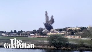 Exeter WW2 bomb detonated after homes evacuated [upl. by Odlaner536]