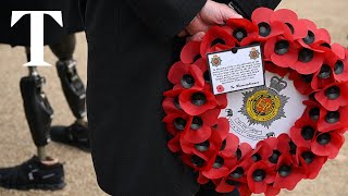 LIVE Remembrance Sunday from the Cenotaph [upl. by Wright522]