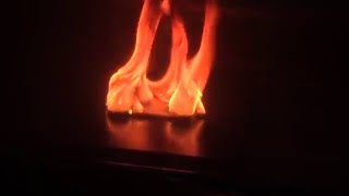 ABS Acrylonitrile Butadiene Styrene Burn Test [upl. by Nniuq]