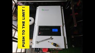 Growatt SPF6000T LF 6kW push to the limit and Teardown [upl. by Tamer]