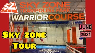 Sky Zone Trampoline Park Walk Through [upl. by Oriel]