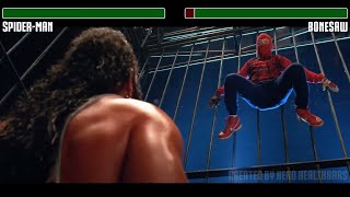 Spiderman vs Bonesaw cage fight WITH HEALTHBARS  HD  Spiderman [upl. by Stetson654]