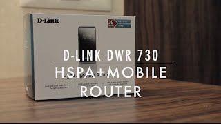 DLink DWR730 HSPA Mobile Router Review [upl. by Morril537]