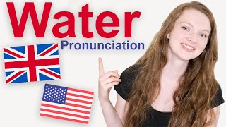 How to Pronounce quotWaterquot in British English and American English [upl. by Dewees]