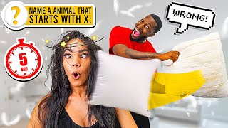 Alphabet KNOCK OUT Challenge HILARIOUS [upl. by Anairda]