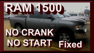 dodge ram 1500 no start no crank fixed [upl. by Zaob]