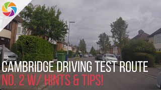 Cambridge Driving Test Route No 2 W Hints amp Tips [upl. by Aniarrol]