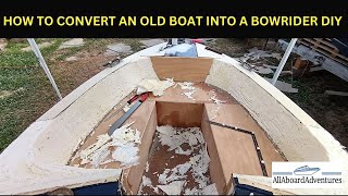 Boat conversion into Bowrider [upl. by Babs]