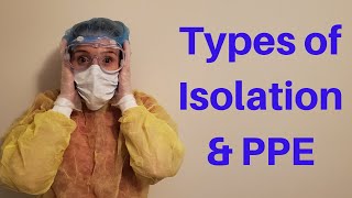 TYPES OF ISOLATION AND PPE [upl. by Malory]