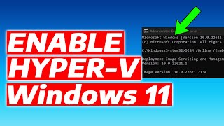 How To Enable HyperV in Windows 11 Desktop amp Laptop [upl. by Shafer]