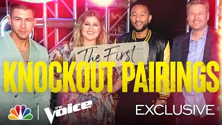 First Knockout Pairings for Teams Kelly Nick Legend and Blake Revealed  The Voice Knockouts 2021 [upl. by Myrt]