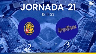 JORNADA 21 RESUMEN  Leones del Caracas 2  Navegantes del Magallanes 3 2324 151123 [upl. by Searcy]