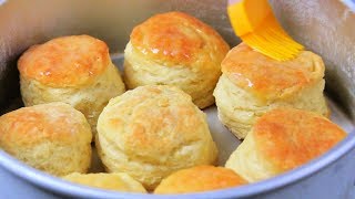 HOW TO MAKE FLUFFY BISCUITS  biscuit mixing method [upl. by Fisken]