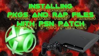 Installing PKGs and RAP Files Using PSN Patch [upl. by Bullock]