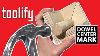 How To Make A Dowel Center Finder [upl. by Nnywg]