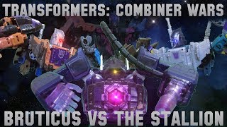 Transformers Combiner Wars Bruticus VS The Stallion Stop Motion Part 4 FINALE [upl. by Leimad]