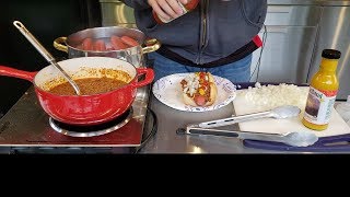 Coney Dog wConey Meat Sauce Using Safeco Field Fletchers Dog [upl. by Kamin]